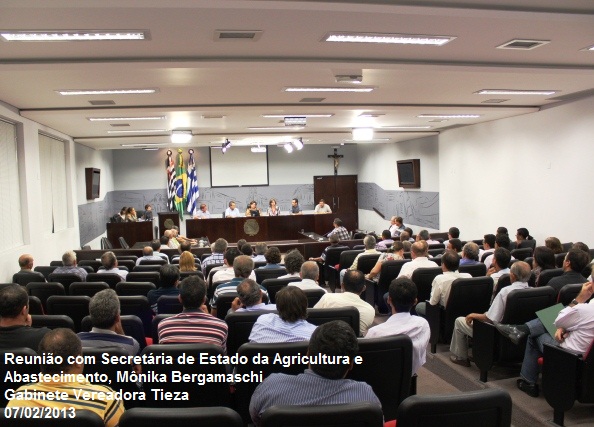Secretária de Estado se reúne com agricultores em Araçatuba