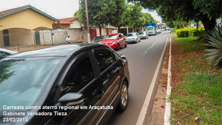 Carreata contra o “lixão” emociona Araçatuba