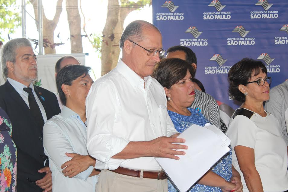 Tieza acompanha Alckmin em inaugurações de obras
