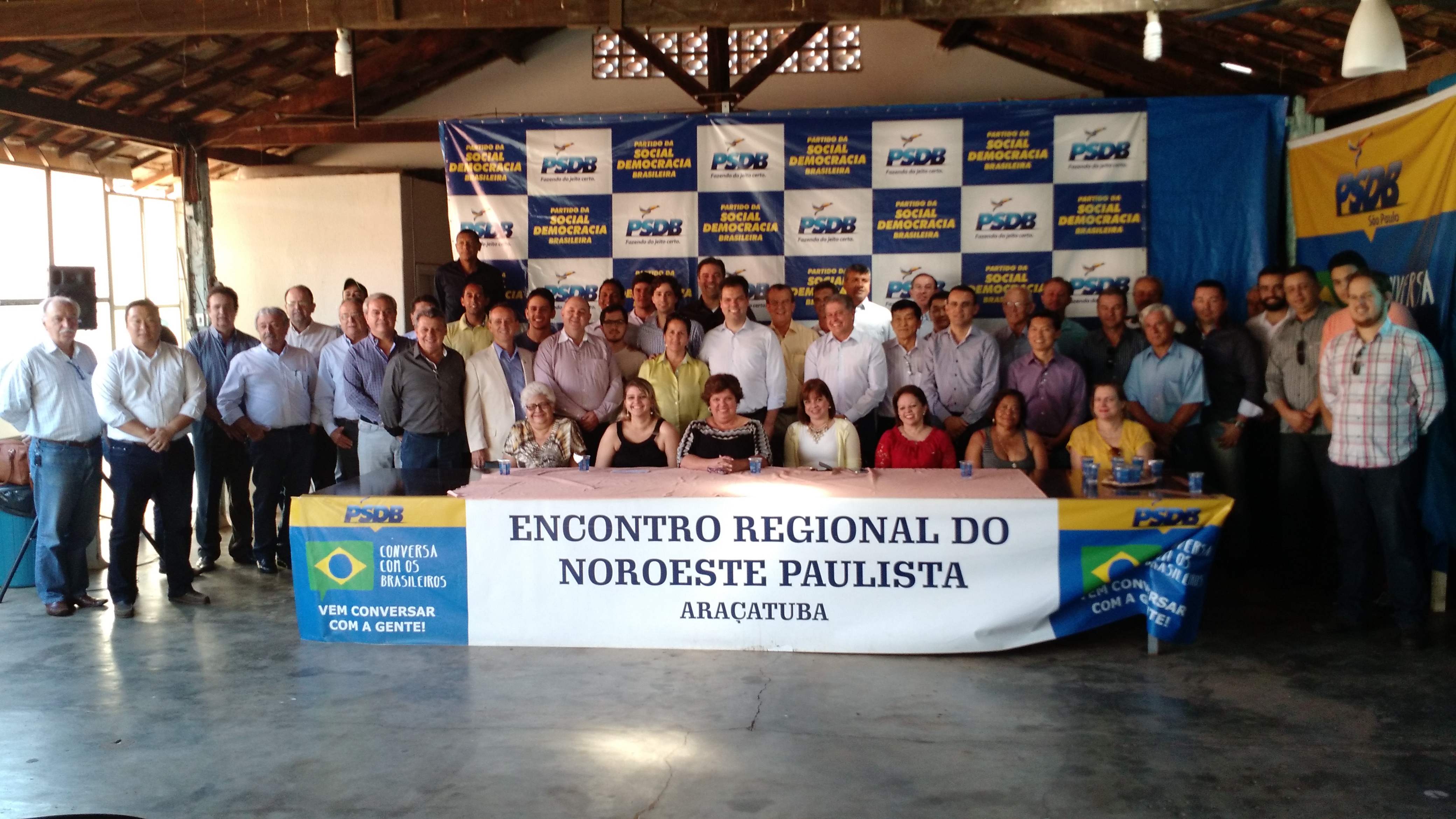 Tieza participa de encontro com líderes tucanos em Araçatuba