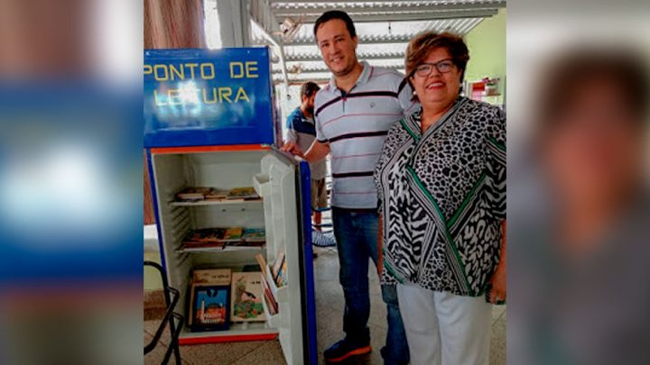 Ponto de Leitura é inaugurado no Asilo São Vicente