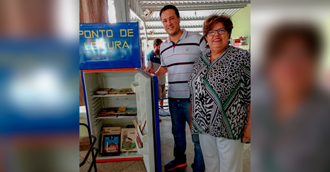 Ponto de Leitura é inaugurado no Asilo São Vicente