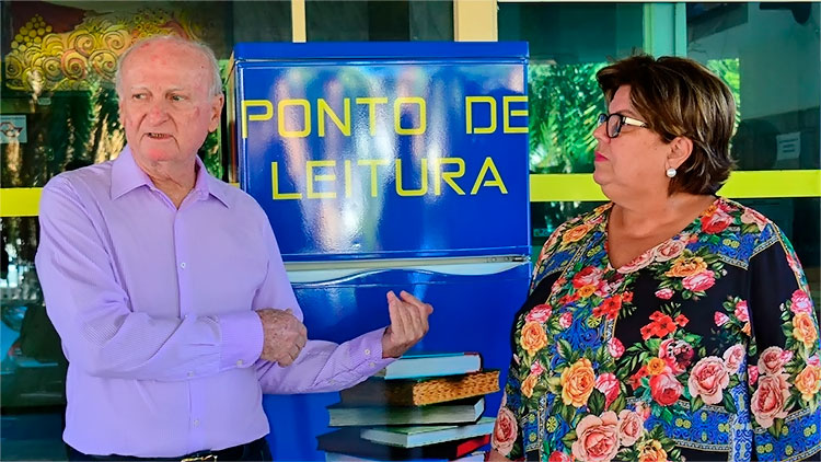 Projeto Ponto de Leitura inaugura novo ponto e Tieza participa