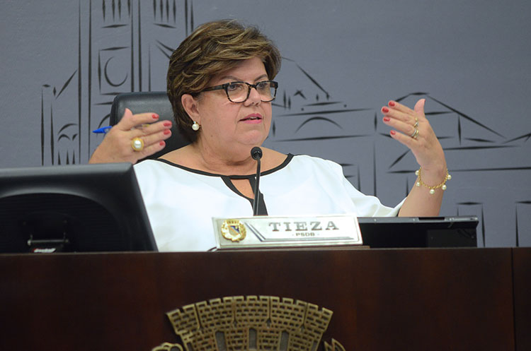 Tieza estreia no comando de sessões da Câmara de Araçatuba; veja vídeo