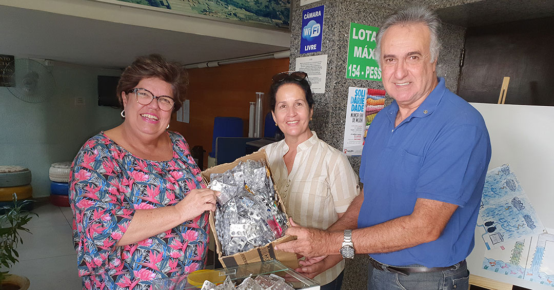 ‘Câmara Solidária’ já arrecadou quase 500 kg de cartelas vazias de remédios