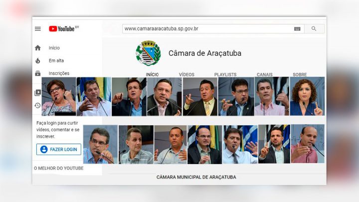 Câmara de Araçatuba vai realizar sessão ordinária por videoconferência