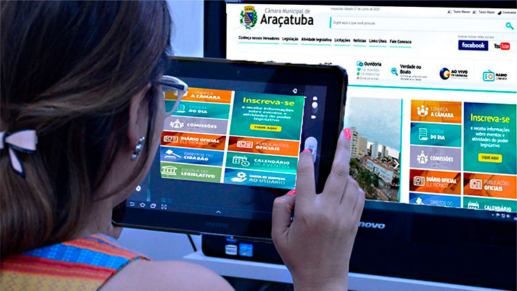 Câmara de Araçatuba mantém atendimento eletrônico durante recesso de julho