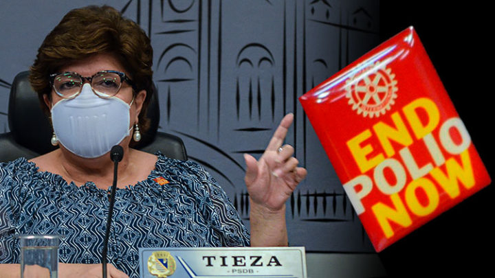 Ações do Rotary de combate à poliomielite têm apoio da Câmara de Araçatuba